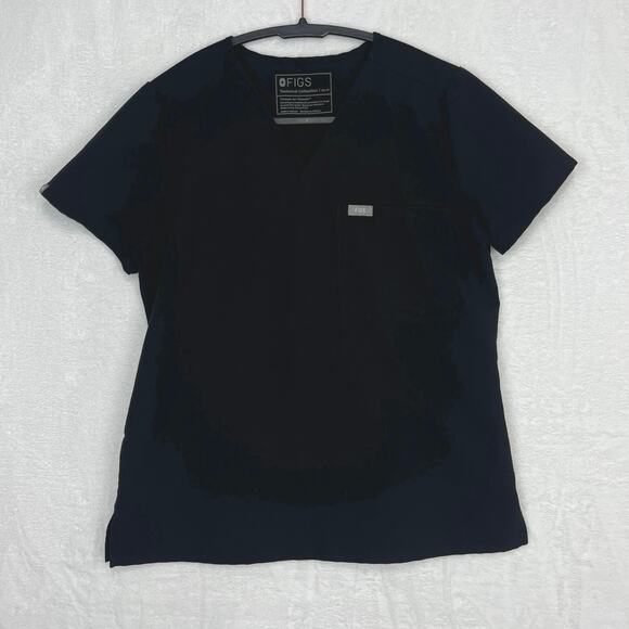 Figs Scrub Set Black Yola Skinny Pants XSP Catarina Top XSP Catarina Slim Top XS - Picture 6 of 16